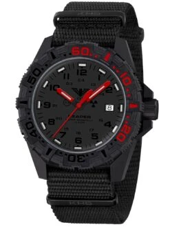 KHS RE2REDF.NB Herrenuhr Mit Textilband Schwarz Reaper MKII