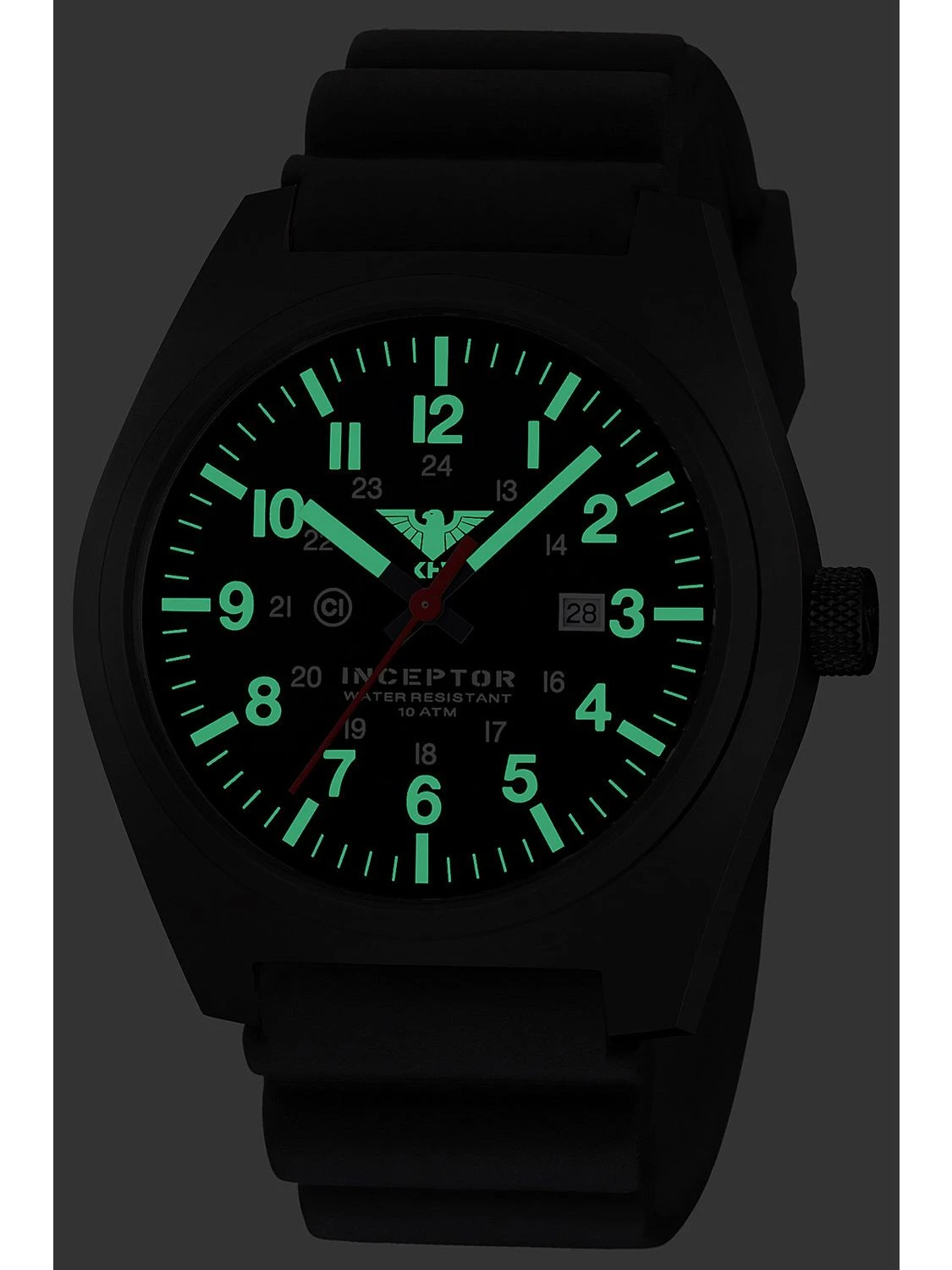 KHS INCBS.DB Herrenarmbanduhr Inceptor Black Steel 2 KHS INCBS.DB Herrenarmbanduhr Inceptor Black Steel – Bild 2