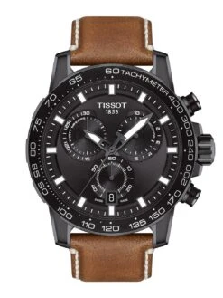 Tissot T125.617.36.051.01 Herrenuhr Supersport Chrono Lederband Braun