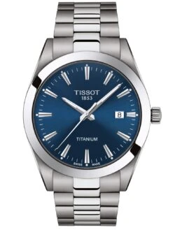 Tissot T127.410.44.041.00 Herrenuhr Gentleman Titan Blau