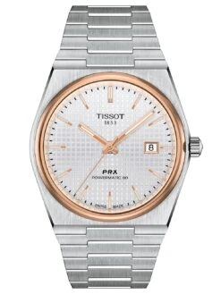Tissot T137.407.21.031.00 Herrenuhr Automatik PRX Powermatic 80 Bicolor