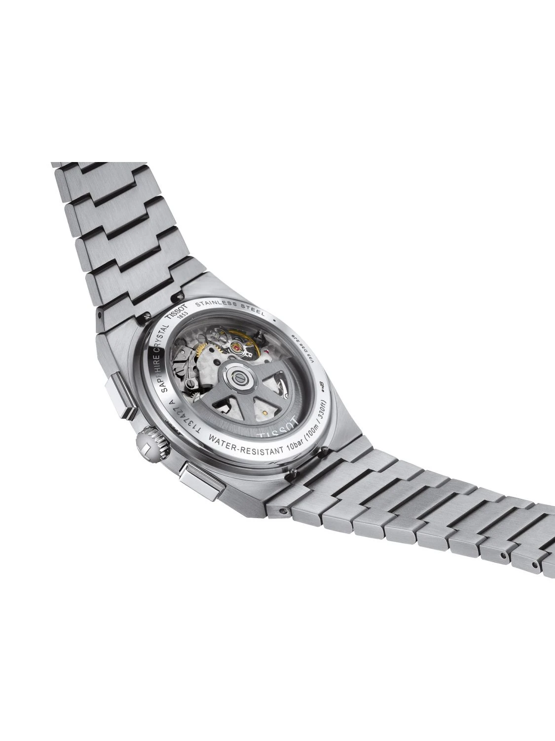 Tissot T137.427.11.011.01 Herrenuhr Automatik PRX Chronograph Silber/Blau 3 Tissot T137.427.11.011.01 Herrenuhr Automatik PRX Chronograph Silber/Blau – Bild 3