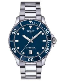 Tissot T120.410.11.041.00 Unisex-Taucheruhr Seastar 1000 Stahl/Blau