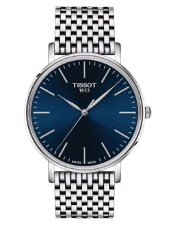 Tissot T143.410.11.041.00 Herrenuhr Everytime Stahl/Blau