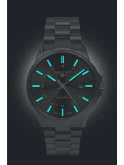 Bauhaus 2868M-4 Aviation Herren-Fliegeruhr Automatik GMT Titan -Mode Zubehör Geschäft 36495908 3