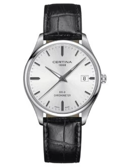 Certina C033.451.16.031.00 Herrenuhr DS-8 Schwarz/Silberfarben