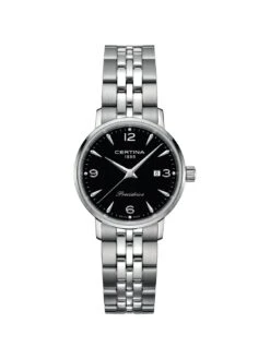 Certina C035.210.11.057.00 Damenarmbanduhr DS Caimano Stahl/Schwarz