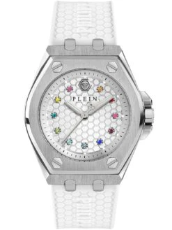 Philipp Plein PWJAA0122 Damen-Armbanduhr Plein Extreme Lady Weiß