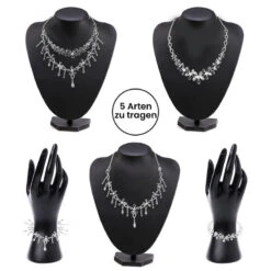 Lucy Q Halskette, Ca. 50 Cm, 925 Silber Rhodiniert Ca. 23,81g -Mode Zubehör Geschäft 3883823 3