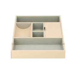 Schreibtisch Organizer Mit 6 Fächern, Smartphone Und Brillenfach, Weiß -Mode Zubehör Geschäft 6281734 2