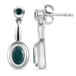 Grandidierit-Ohrringe, 925 Silber Platiniert Ca. 0.99 Ct -Mode Zubehör Geschäft 7011052 3