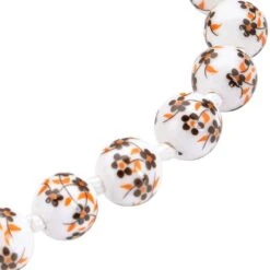 Keramik-Halskette, Ca. 50 Cm, Silberfarben -Mode Zubehör Geschäft 7158817 2