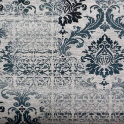 2er-Set Damask Bedruckte Schatztruhe, L - 26x21x13 Cm, S - 20x15x10 Cm, Damaskblau -Mode Zubehör Geschäft 7192423 9