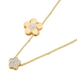 Weiße Kristall Halskette, Ca. 50 Cm, Goldfarben 7 Weiße Kristall Halskette, Ca. 50 Cm, Goldfarben -Mode Zubehör Geschäft 7213390 2