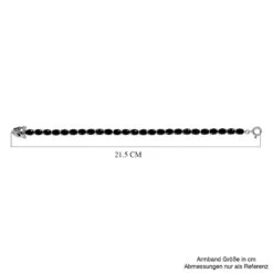 Schwarzer Spinell Armband Ca. 20 Cm 925 Silber Platiniert Ca. 36,70 Ct 9 Schwarzer Spinell Armband Ca. 20 Cm 925 Silber Platiniert Ca. 36,70 Ct -Mode Zubehör Geschäft 7269098 4