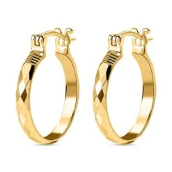 925 Silber Gelbgold Vermeil Ohrringe Ca. 5,19g -Mode Zubehör Geschäft 7309177 3