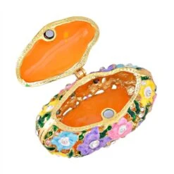 Trinket Box Im Handtaschendesign Tablettendöschen Mit Kristallen, Emailliert, 7,5x2 Cm, Mehrfarbig 8 Trinket Box Im Handtaschendesign Tablettendöschen Mit Kristallen, Emailliert, 7,5x2 Cm, Mehrfarbig -Mode Zubehör Geschäft 7328462 3