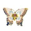 Blaue Schmetterling Deco Schmuckdose, 6.8x2x6 Cm