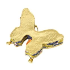 Blaue Schmetterling Deco Schmuckdose, 6.8x2x6 Cm -Mode Zubehör Geschäft 7489505 6