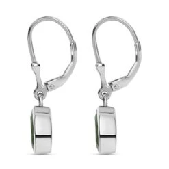 Natürlicher Chromdiopsid Ohrringe 925 Silber Platiniert Ca. 1.79 Ct -Mode Zubehör Geschäft 7522958 4