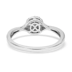 Weißer Diamant Ring, 925 Silber Platiniert, (Größe 18.00) Ca. 0.15 Ct 10 Weißer Diamant Ring, 925 Silber Platiniert, (Größe 18.00) Ca. 0.15 Ct -Mode Zubehör Geschäft 7532307 4