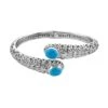 Royal Bali Kollektion - Sleeping Beauty Türkis Armreif Ca. 18.5 Cm 925 Silber Ca. 4.72 Ct