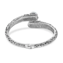 Royal Bali Kollektion - Sleeping Beauty Türkis Armreif Ca. 18.5 Cm 925 Silber Ca. 4.72 Ct -Mode Zubehör Geschäft 7536627 4