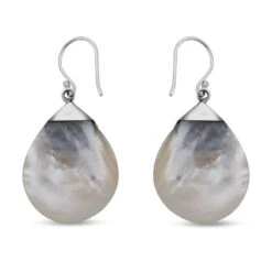 Royal Bali Kollektion - Perlmutt Ohrringe 925 Silber Ca. 2.00 Ct -Mode Zubehör Geschäft 7537245 3