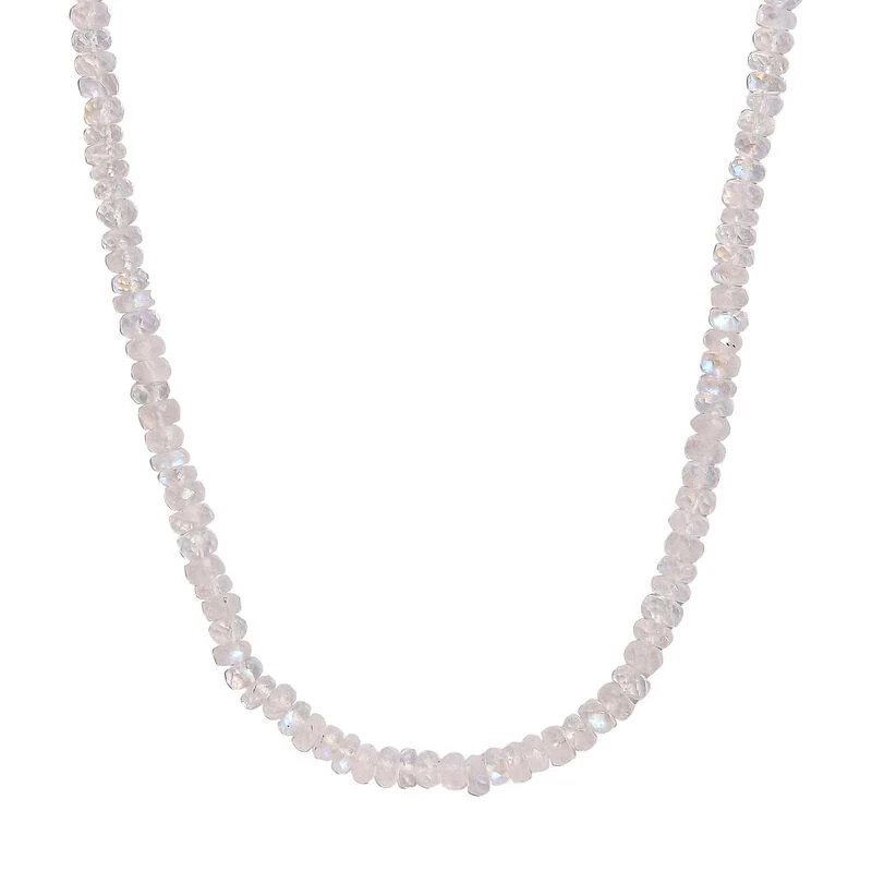 Premium Regenbogen Mondstein Halskette Ca. 45 Cm 925 Silber Ca. 80.00 Ct 4 Premium Regenbogen Mondstein Halskette Ca. 45 Cm 925 Silber Ca. 80.00 Ct – Bild 4