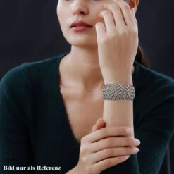 Royal Bali Kollektion - 925 Silber Armreif Ca. 19 Cm Ca. 68,87g -Mode Zubehör Geschäft 7614713 2