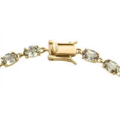 AAA Turkizit-Armband, Ca. 19 Cm, 585 Gelbgold Ca. 10,78 Ct -Mode Zubehör Geschäft 8835426 3